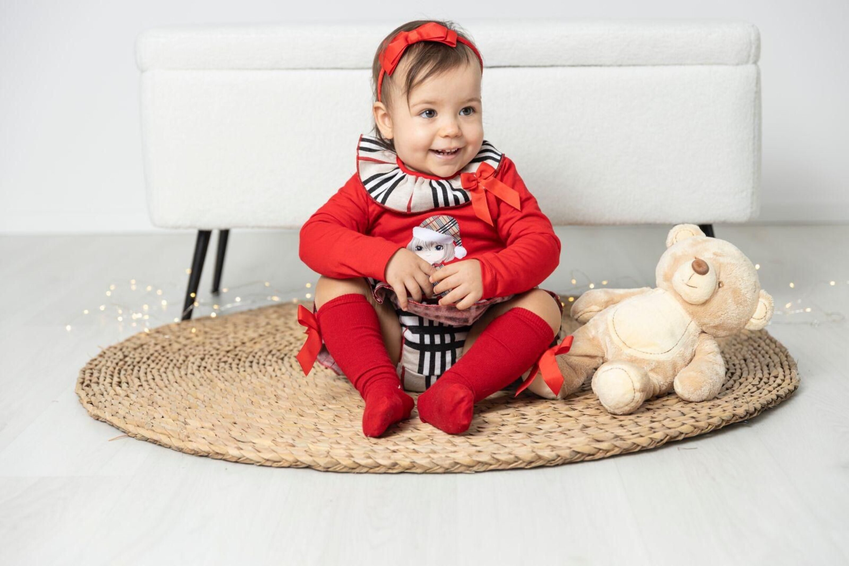 CONJUNTO NAVIDAD CUADROS BEBÉ - 2