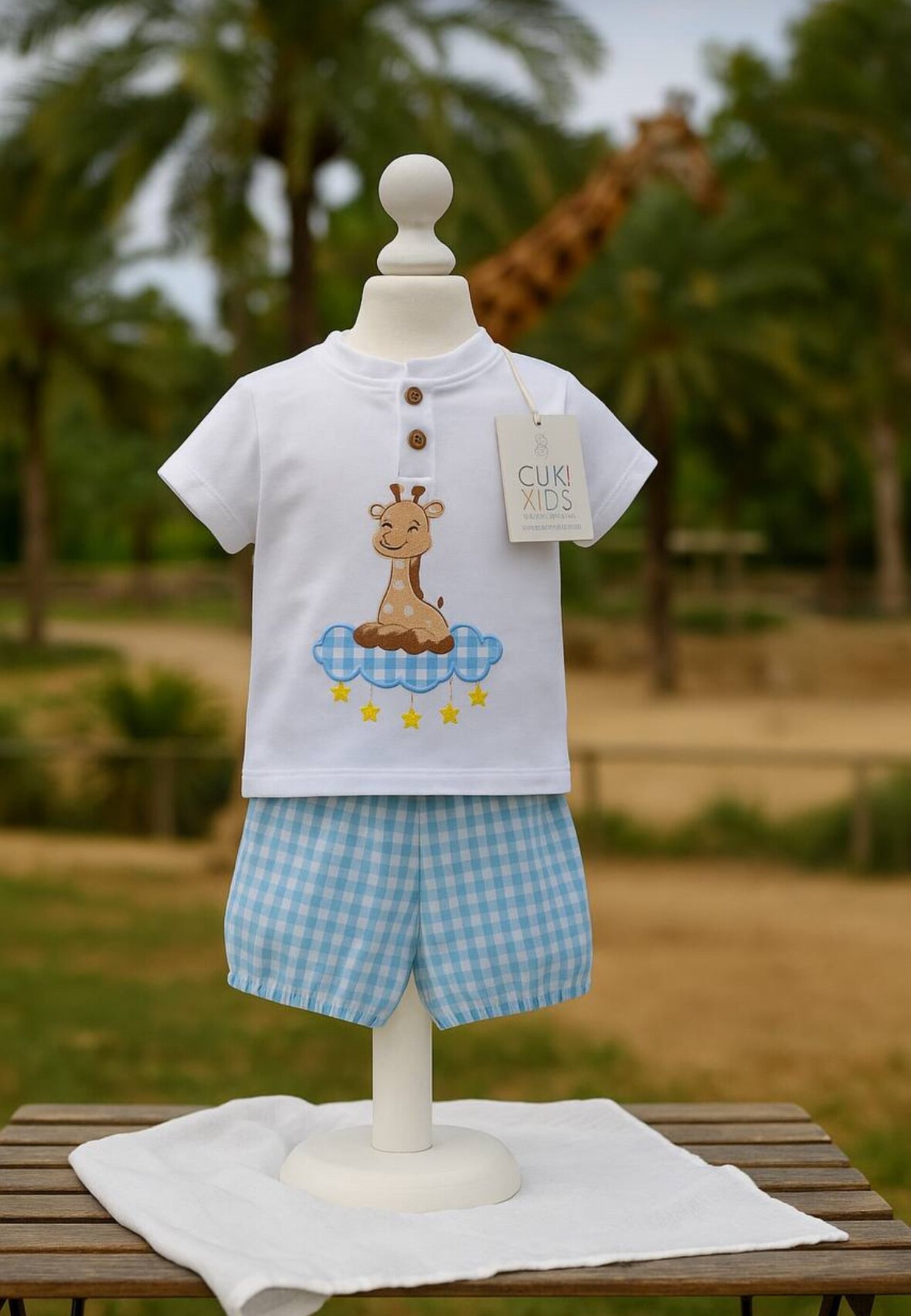 Conjunto vichy jirafa - 1