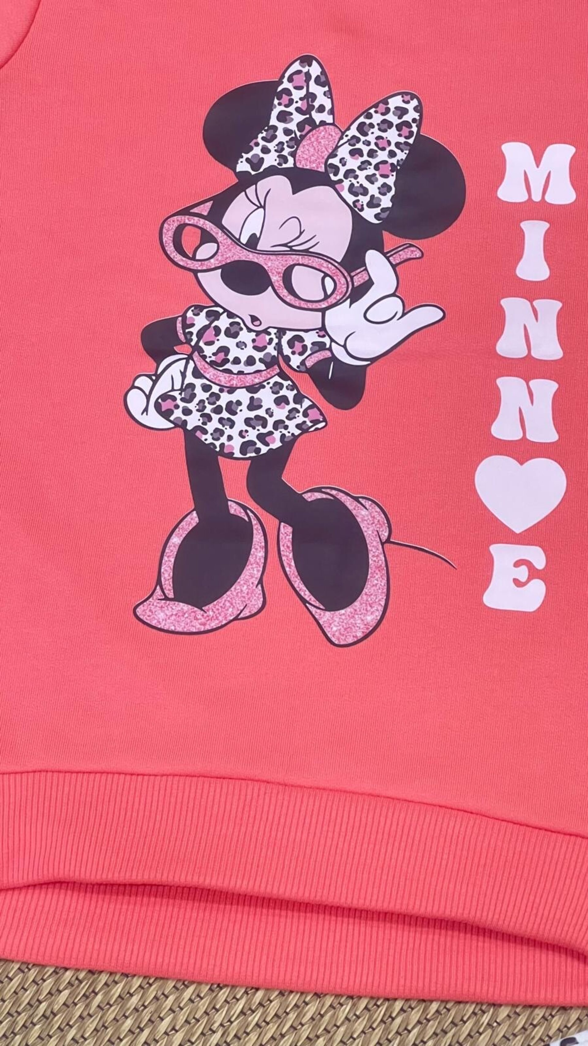 Chandal Minnie leopardo salmón PRIMAVERA - 3
